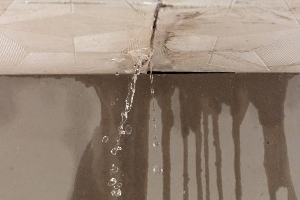 Professional Water Damage Restoration technician working in Marion, MA